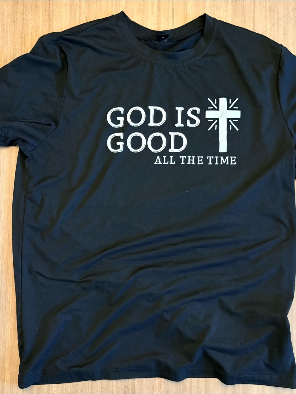 God Is Good Black Graphic Tee